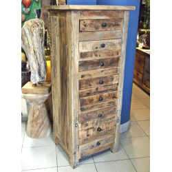 Komoda z szuflafdami szfka z drewna egzotycznego 120cm